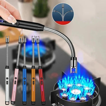 Electric Gas Lighter with USB Charging – Best for Kitchen