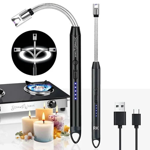 Electric Gas Lighter with USB Charging – Best for Kitchen