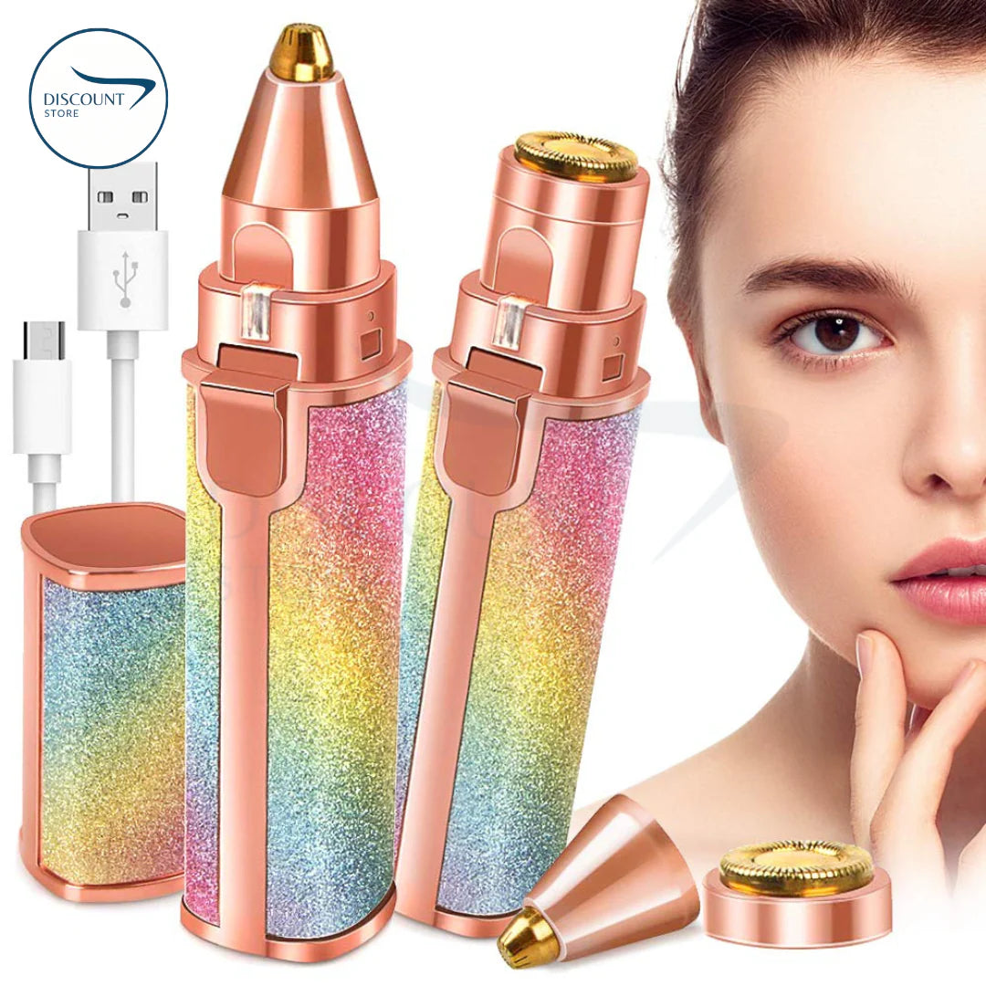 Electric Hair Remover Trimmer For Women Rechargeable 2 in 1