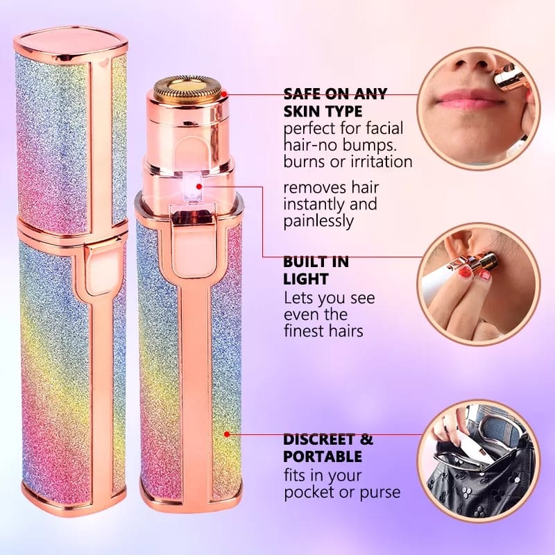 Electric Hair Remover Trimmer For Women Rechargeable 2 in 1