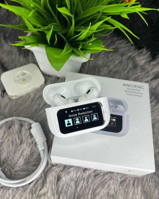 A9 AirPods Pro 2 – Wireless Earbuds with ANC, ENC & Touch Control + Charging Case